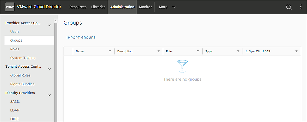 Screenshot of VMware Cloud Director, picture6